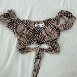 Tiger mist crop top